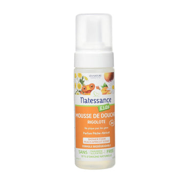 Natessance Shower Foam Peach Apricot Scent - 150 ml