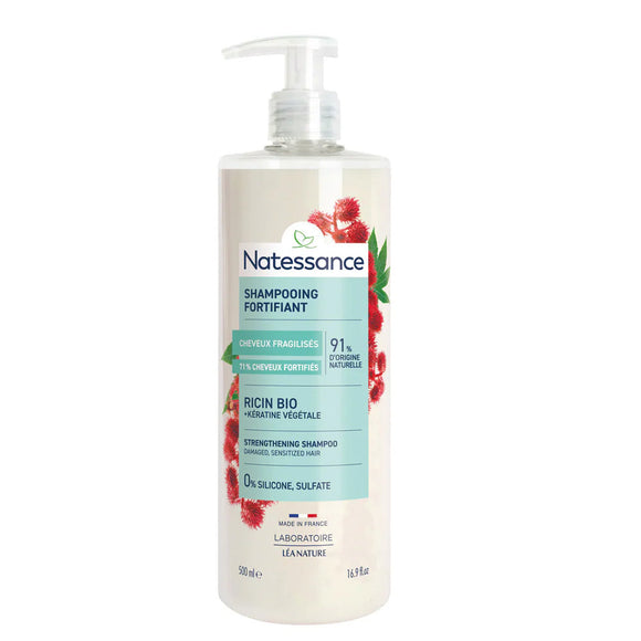 Natessance Strengthening Shampoo Castor Oil - 500 ml