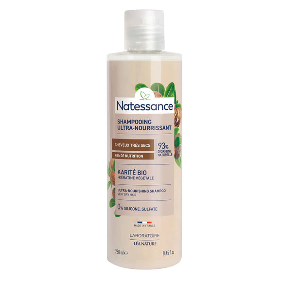Natessance Ultra-rich Shampoo Shea - 250 ml
