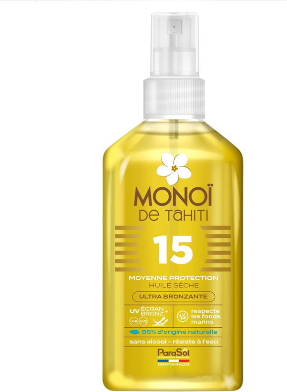 Parasol Monoi De Tahiti SPF15 Dry Oil - 125 ml