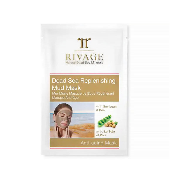 Rivage Dead Sea Replenishing Mud Mask / Anti-aging Mask - 4 Sachets/Pack