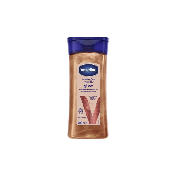 Vaseline Vanilla Glow Body Gel Oil - 200ml