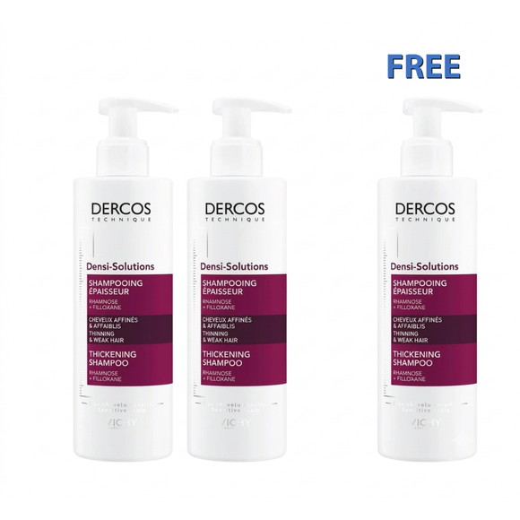 Vichy  Dercos Densi-Thickening Shampoo Buy 2 Get 1