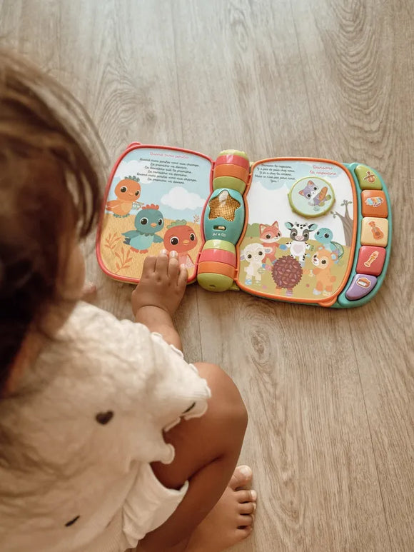 Vtech Super Enhanced Book Of The Blue Baby Loulous - Interactive Boos