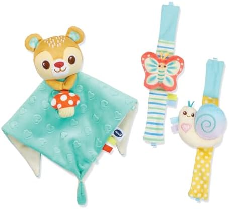Vtech Toudoux Newborn Teddy Bear and Hand Rattle Bracelet