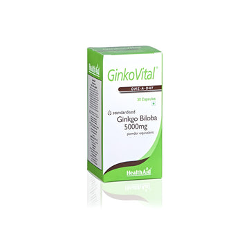 Healthaid Ginkovital Ginko Biloba 5000 mg - 30 Capsules