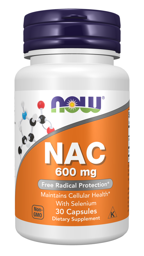 NOW NAC 600 mg - 30 Capsules
