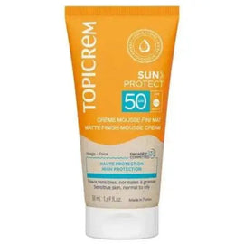 Topicrem Sun Protect Crème Mousse Fini Mat SPF50 - 50 ML