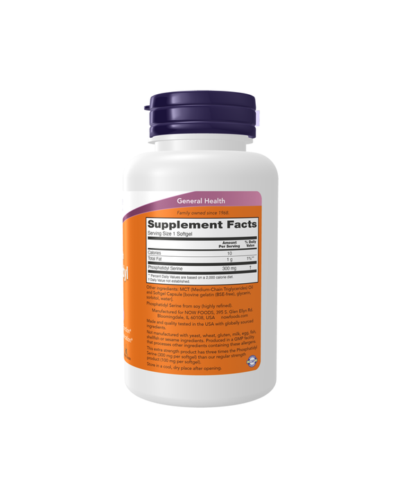 NOW Extra Strength Phosphatidyl Serine 300 mg - 50 Softgels