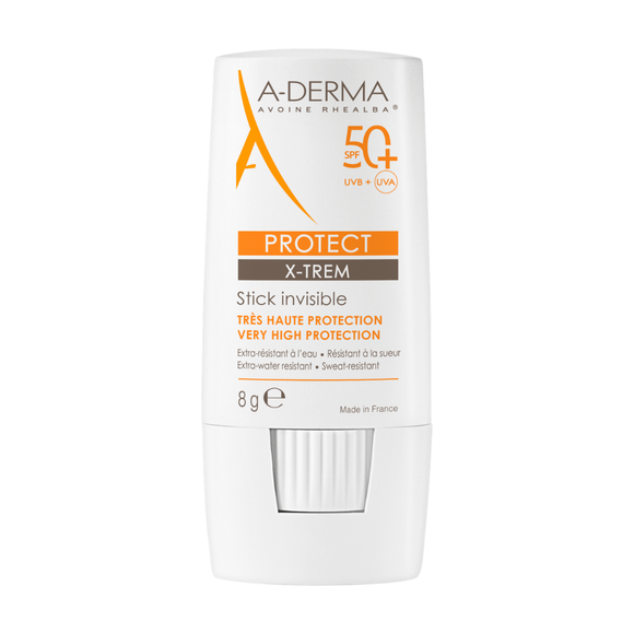 A-derma Protect Invisible Sunscreen Stick SPF50+ I Body - face - lips