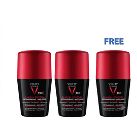 Vichy Clinical Control Deodorant Men Buy 2 Get 1