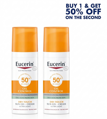 Eucerin Duo Sunscreen Oil Control Buy 1 Get 50% On The Second