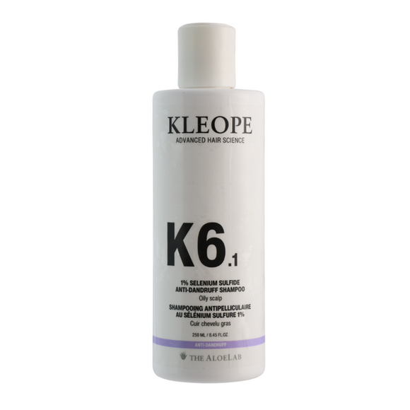 Kleope K6.1 Anti-Dandruff Shampoo 1%Selenium Sulfide - 250 ml