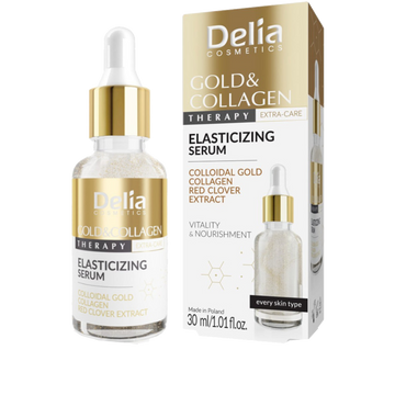 Delia Gold and Collagen Elasticity Face Serum - 30 ml