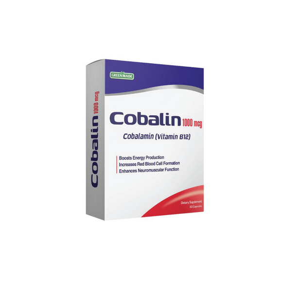 Green Made Cobalin 1000 - 30 Capsules