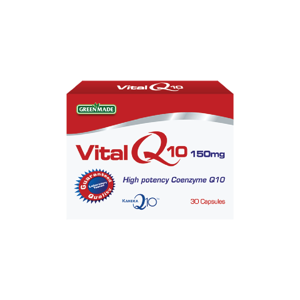 Green Made Vital Q10 150 mg - 30 Capsules