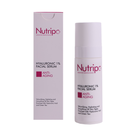 Nutripo Hyaluronic 1% Facial Serum - 30 mL
