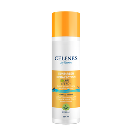 Celenes Herbal Full Protection & Natural Sunscreen Spray Lotion For Kids SPF 50+ - 150 ml
