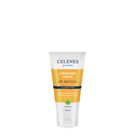 Celenes Herbal Full Protection & Natural Sunscreen Cream SPF 100 Max- 50 ml