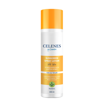 Celenes Herbal Full Protection & Natural Sunscreen Spray Lotion SPF 30+ - 150 ml