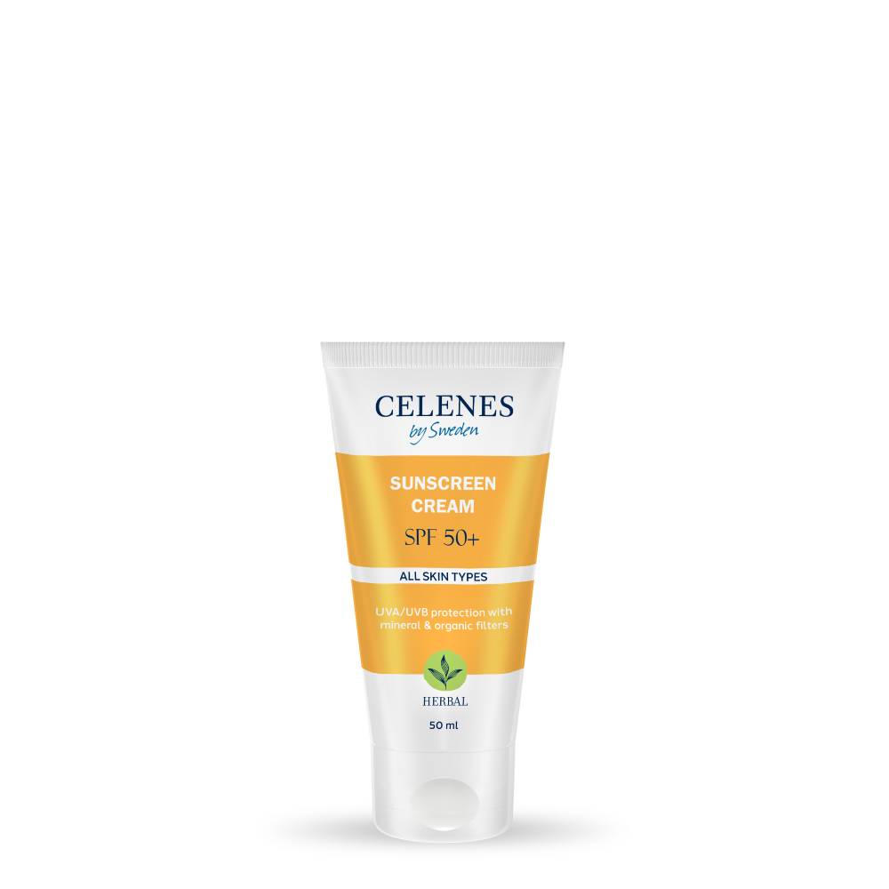 Celenes Herbal Full Protection & Natural Sunscreen Cream Anti-Aging Spf 50+- 50 ml