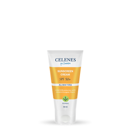 Celenes Herbal Full Protection & Natural Sunscreen Cream Anti-Aging Spf 50+- 50 ml