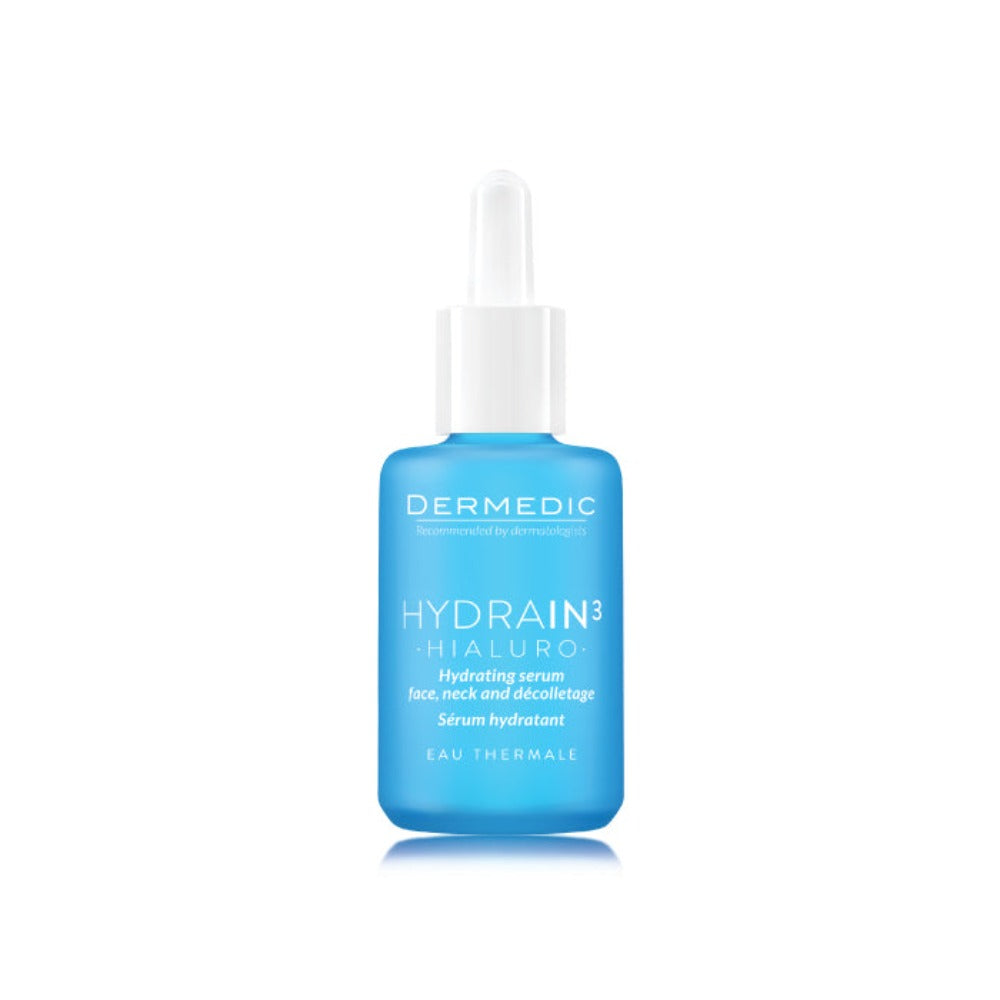 Dermedic Hydrain3 Hydrating Serum For Face & Neck & Décolletage - 30 ml