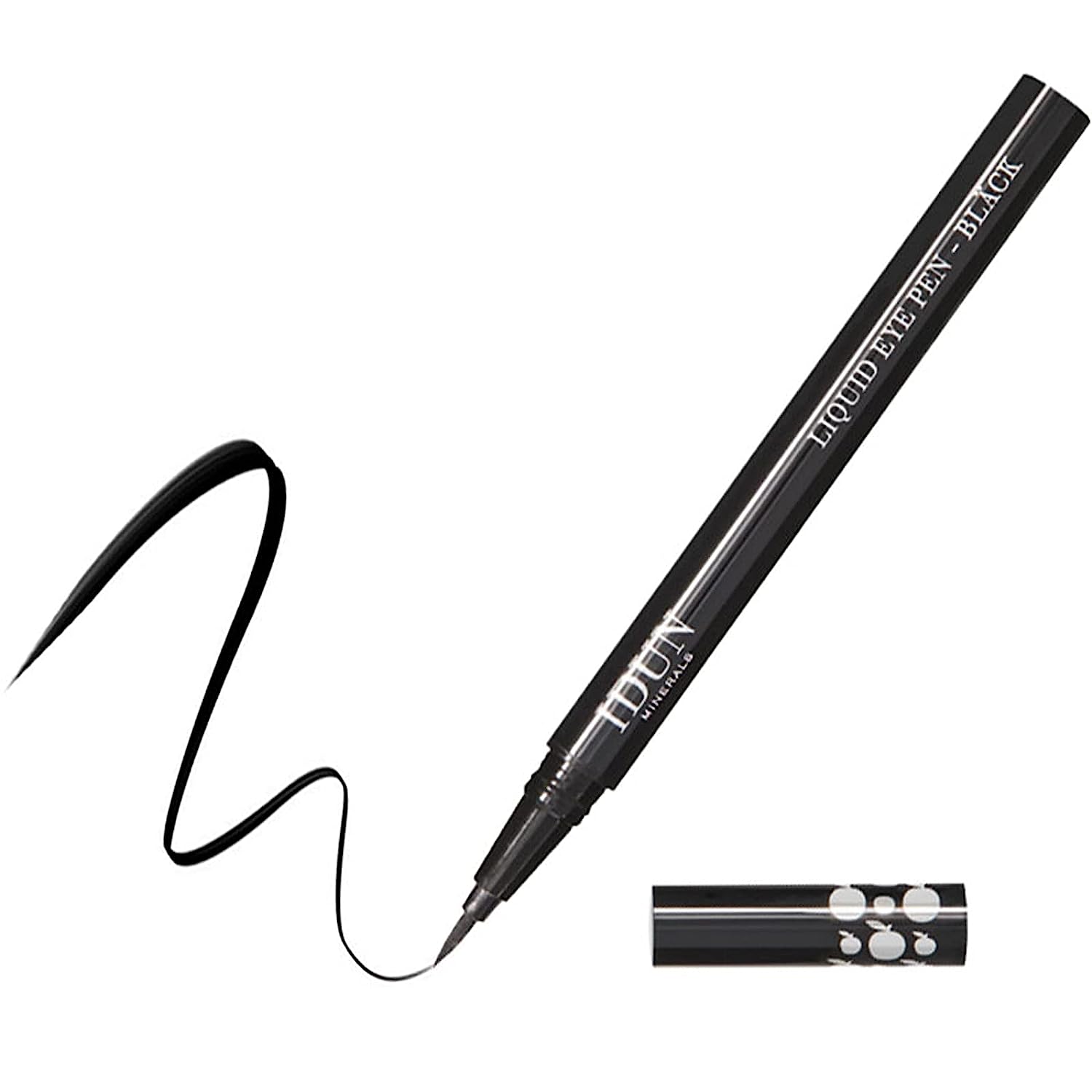 IDUN MINERALS - Liquid Eye Pen Black - 0.6 ml