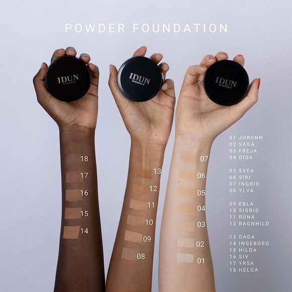 IDUN MINERALS - Mineral Powder Foundation SPF 15