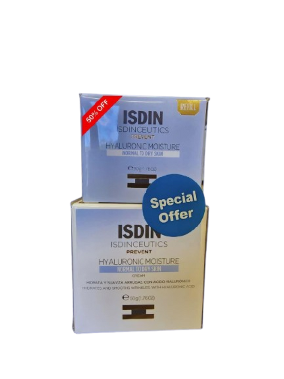 ISDIN Hyaluron Moisture Dry With Refill Bundle