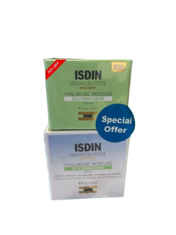 ISDIN Hyaluron Moisture Oily With Refill Bundle