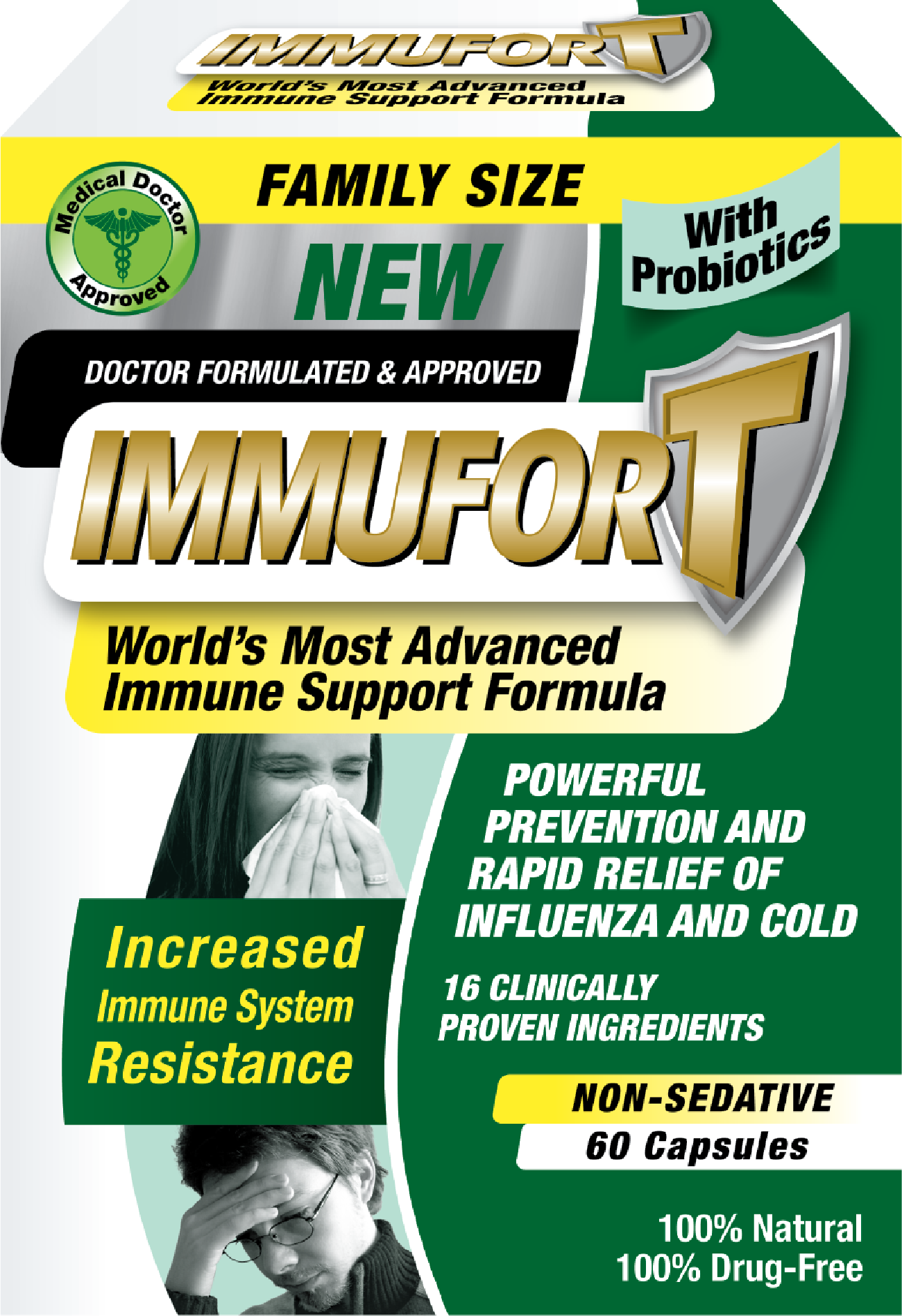 Immufort - 60 Capsules