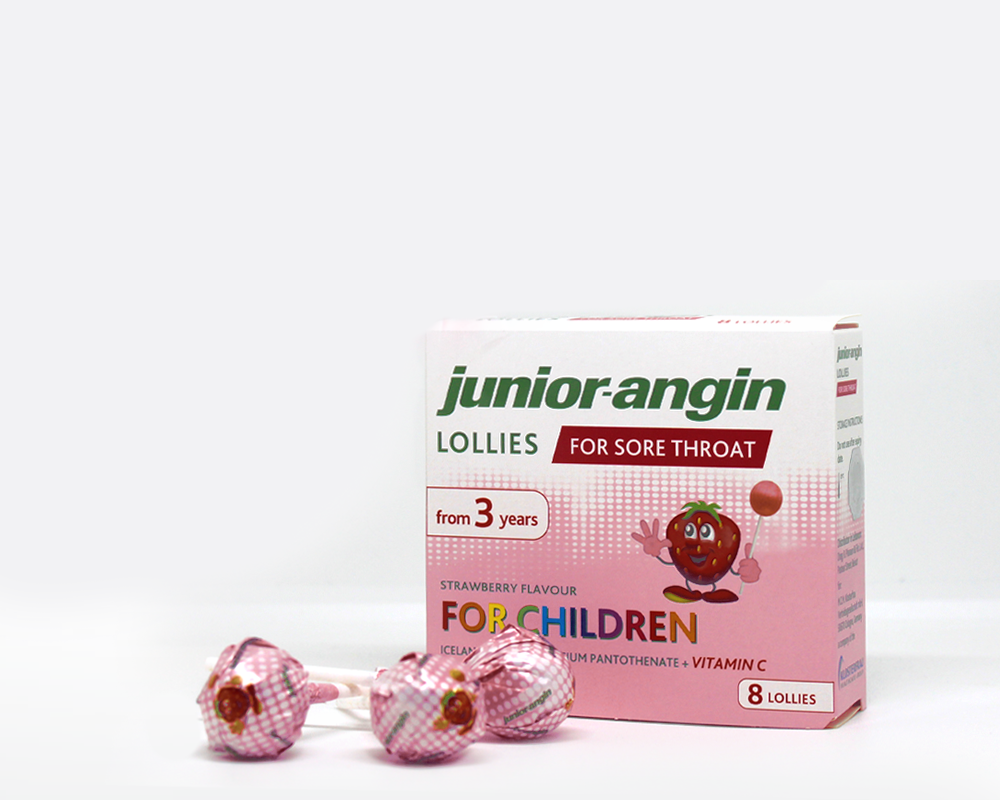 Junior-Angin Lollies For Children - 8 Lollies