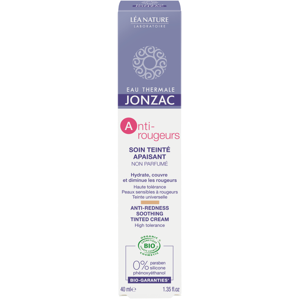 Jonzac Anti-Redness Soothing Tinted Cream - 40 ml