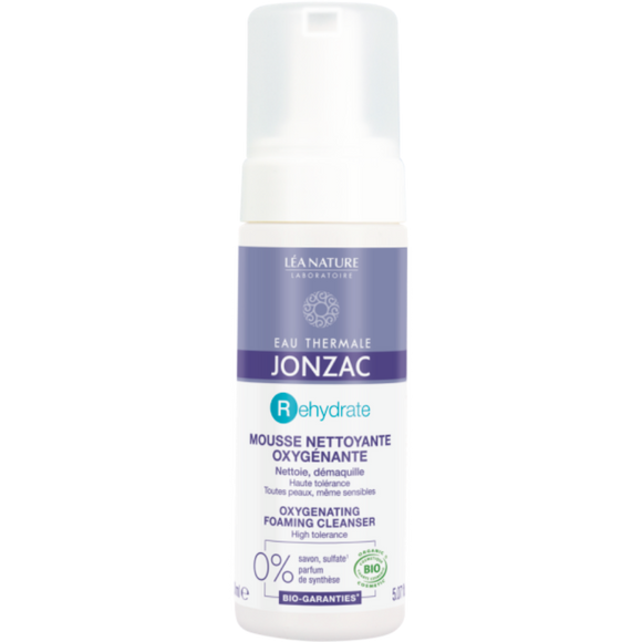 Jonzac Rehydrate Oxygenating Foaming Cleanser - 150 ml