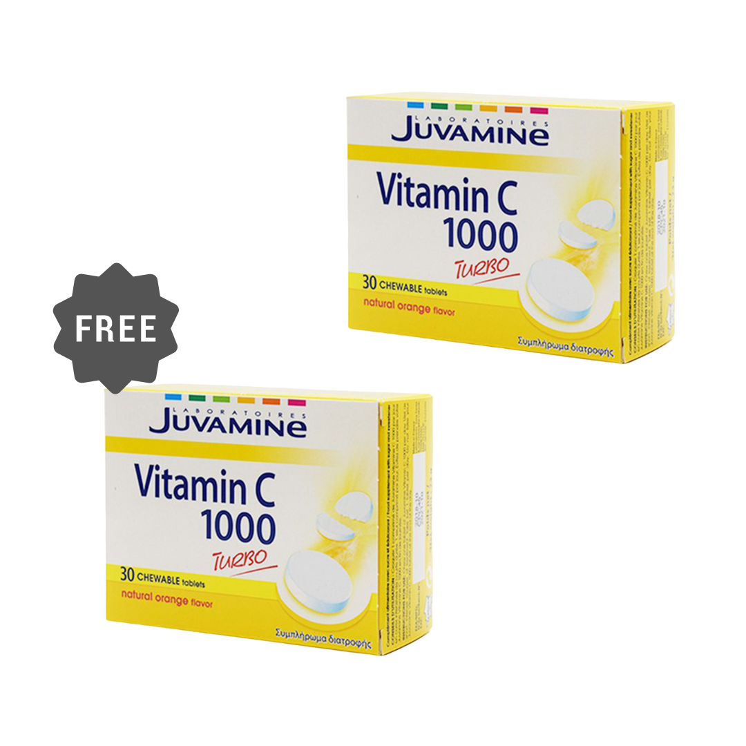 Juvamine Chewable Vitamin C - 1000 mg Buy 1 Get 1 Offer