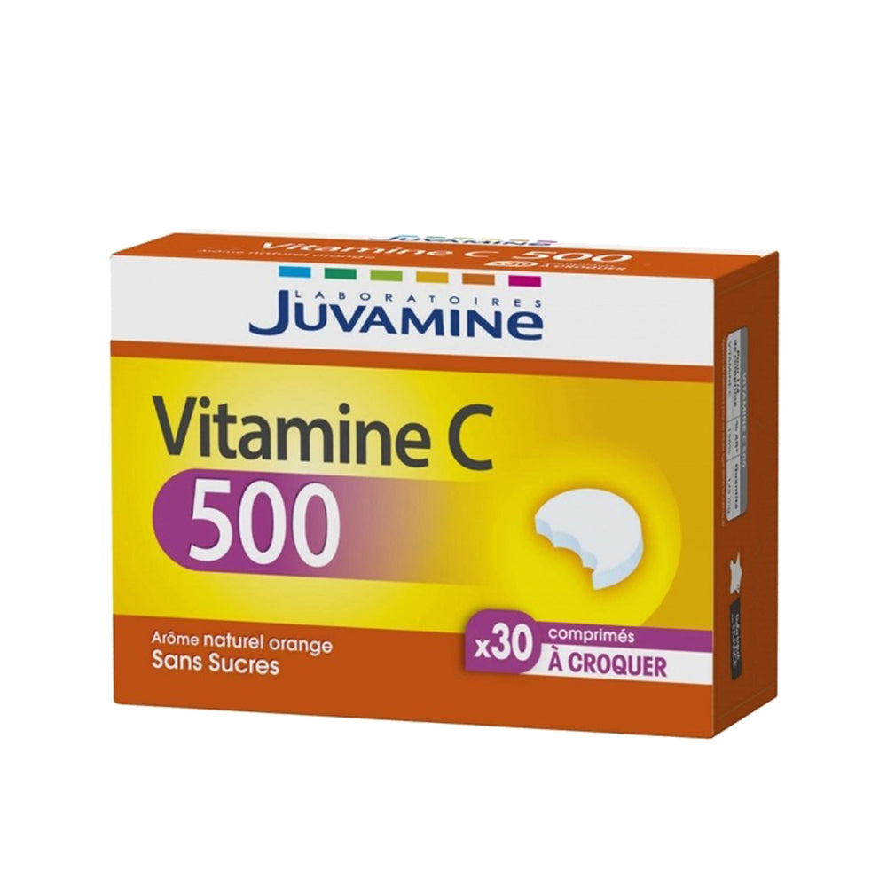 Juvamine Vitamin C 500mg - 30 Chewable Tablets