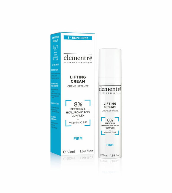 Elementre Lifting Cream 8% Peptides & Hyaluronic Acid