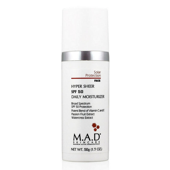 M.A.D Hyper Sheer SPF Daily Moisturizer - 50 ml