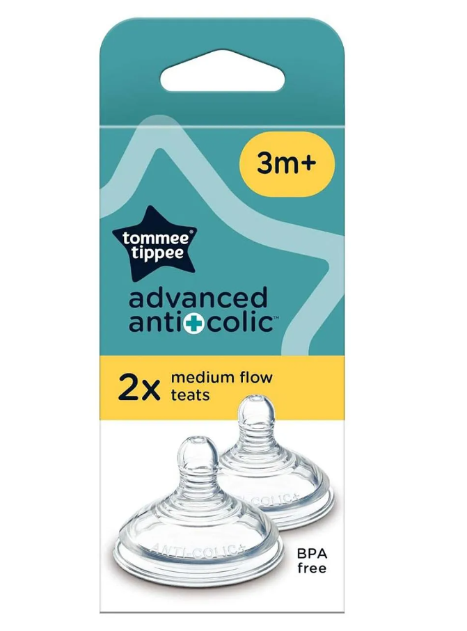 Tommee Tippee Advanced Anti-colic Teats - 2 Pieces