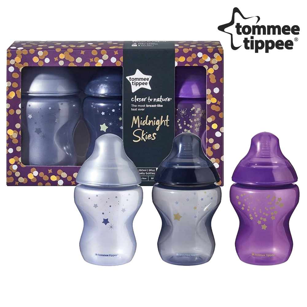 Tommee Tippee Midnight Sky Bottles Anti-Colic - 3*60 ml