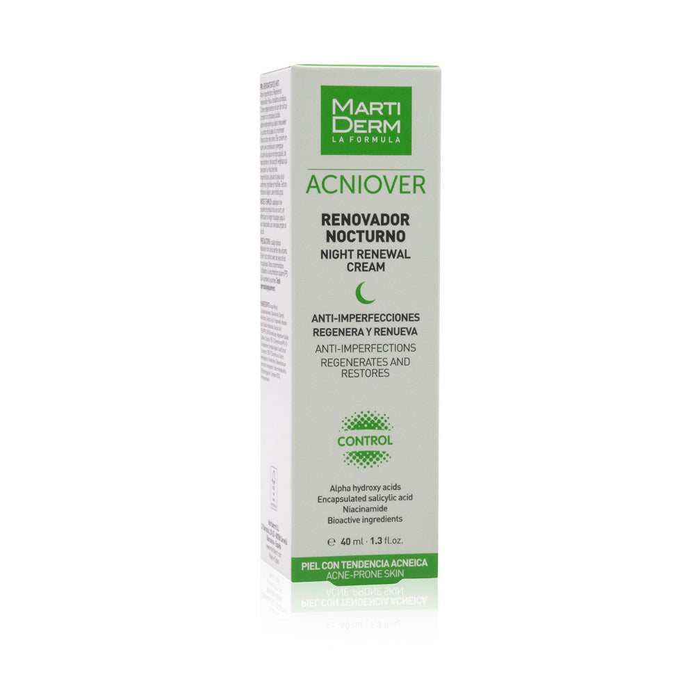 Martiderm Acniover Night Renewal Cream - 40 ml - 0