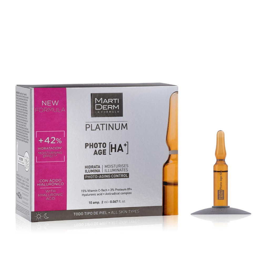 Martiderm Platinum Photo Age HA+ Ampoules - 10 Ampoules