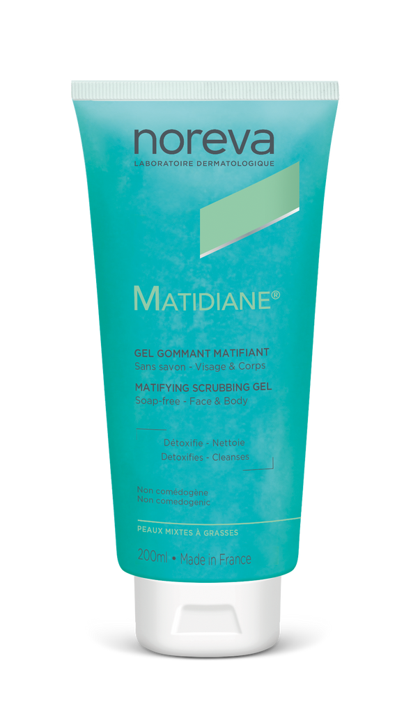 Noreva Matidiane Mattifying Scrubbing Gel - 200 ml