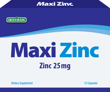 Green Made Maxi Zinc 25 mg - 15 Capsules