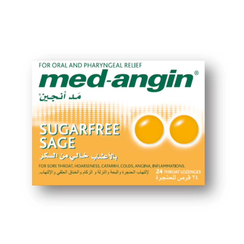 Med-Angin Sage - 24 Lozenges