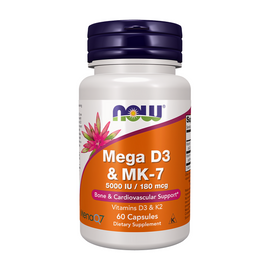 NOW Mega D3 & MK-7 180 mcg - 0