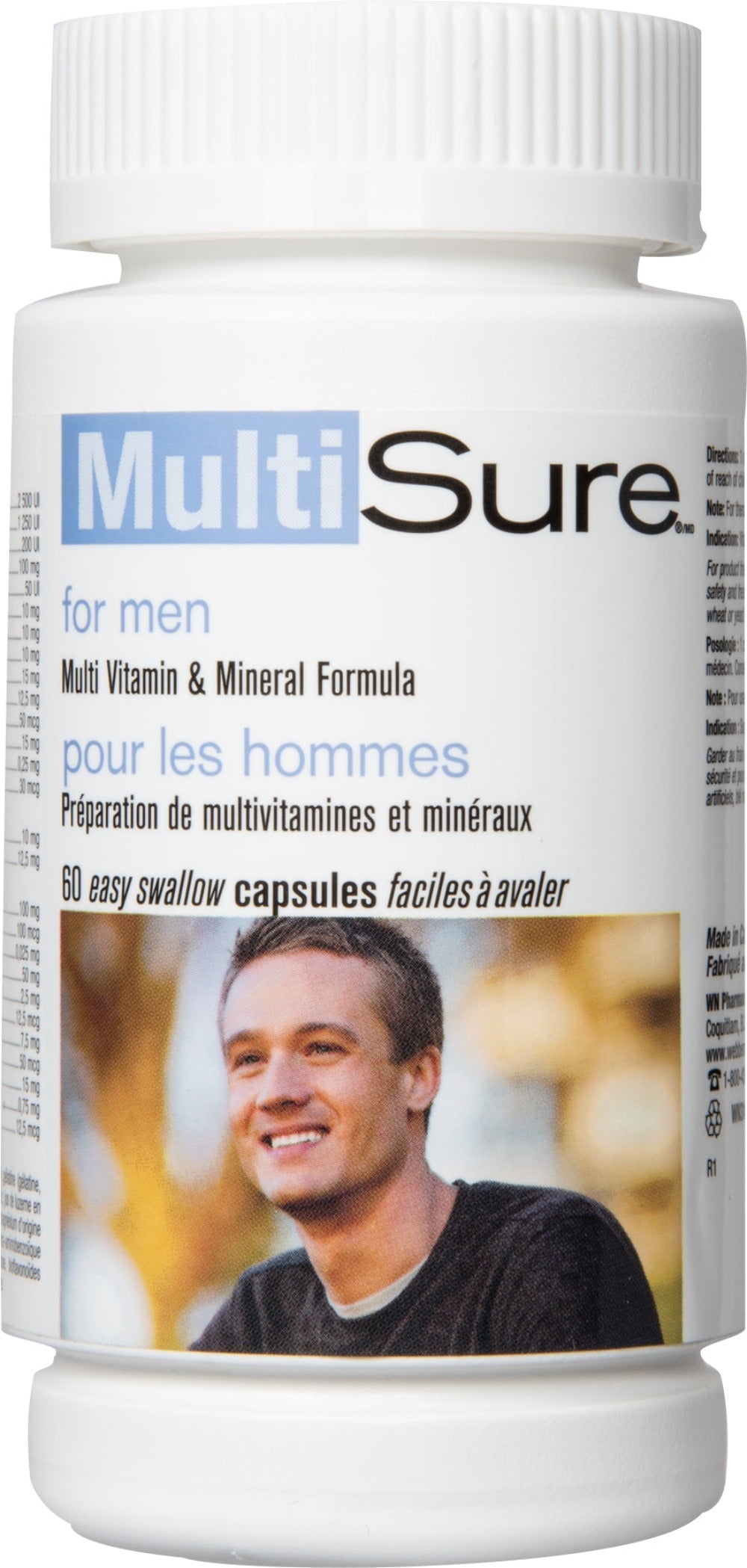 Webber Naturals® MultiSure Men - 60 Capsules