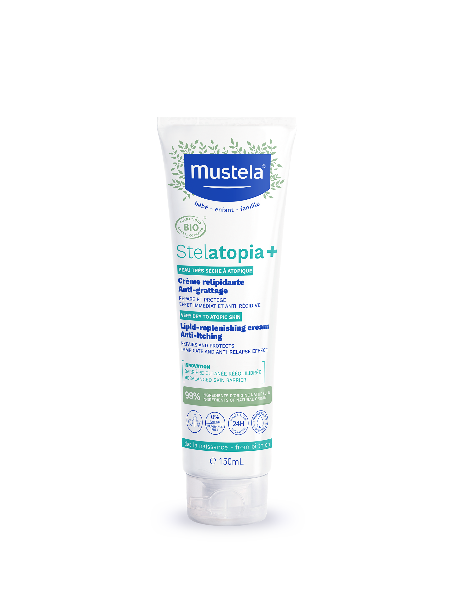 Mustela Stelatopia Plus Cream - 150 ml