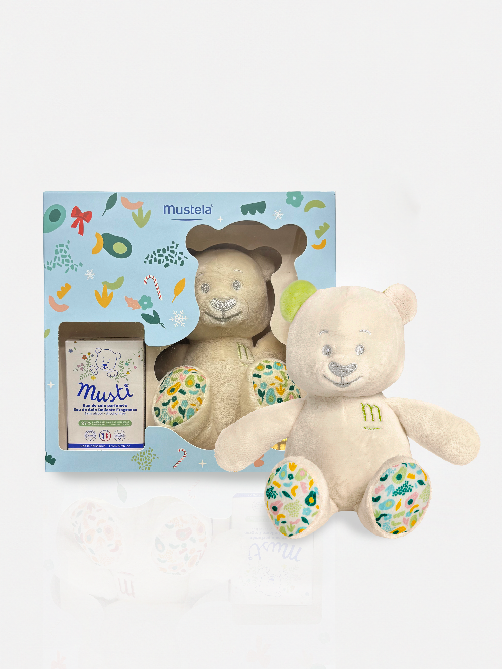 Mustela Musti with a Teddy Bear